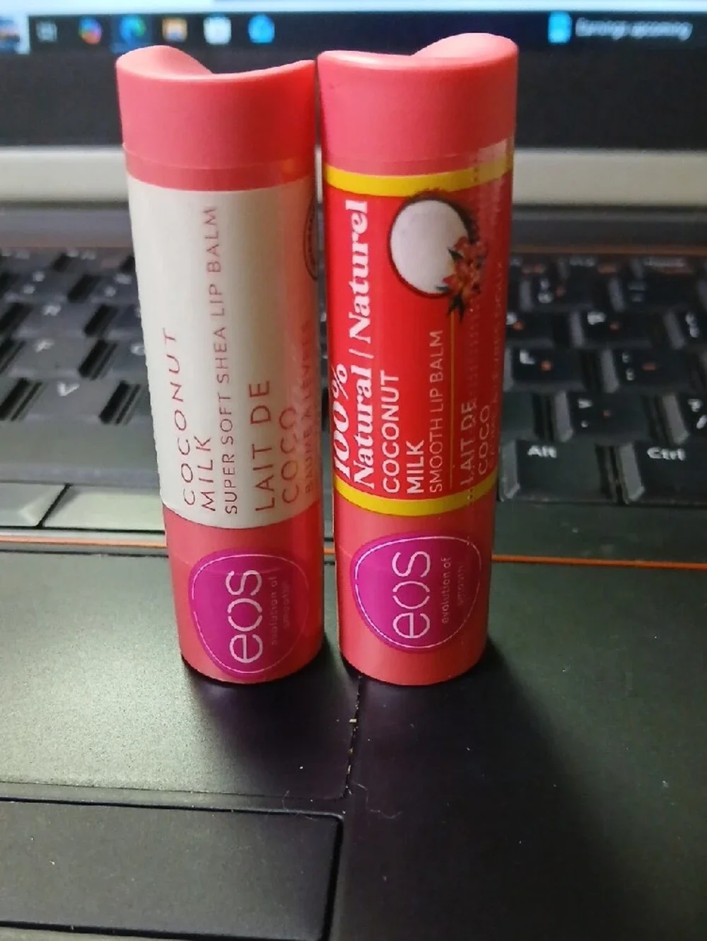 2 eos Coconut Milk Lip Balm Duo in Pink